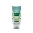 Vaso Bond doble vidrio color 200 ml