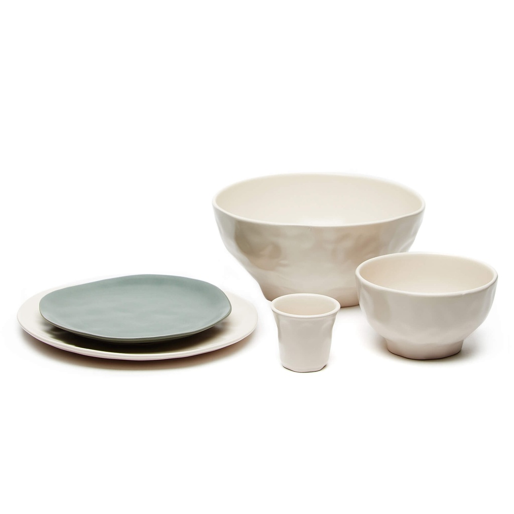 Plato blanco cerámica 26 cm