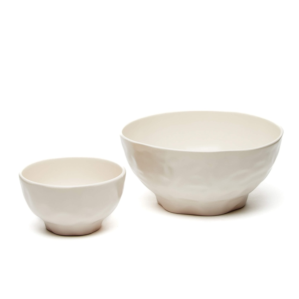 Ensaladera cerámica blanca 23 cm