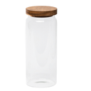 Frasco tapa Acacia 900ml 22cm