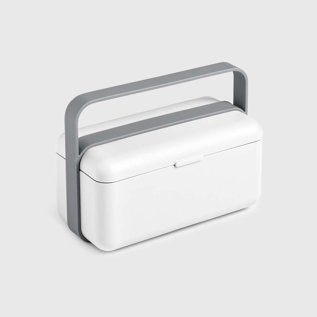 Bauletto Lunchbox S blanco