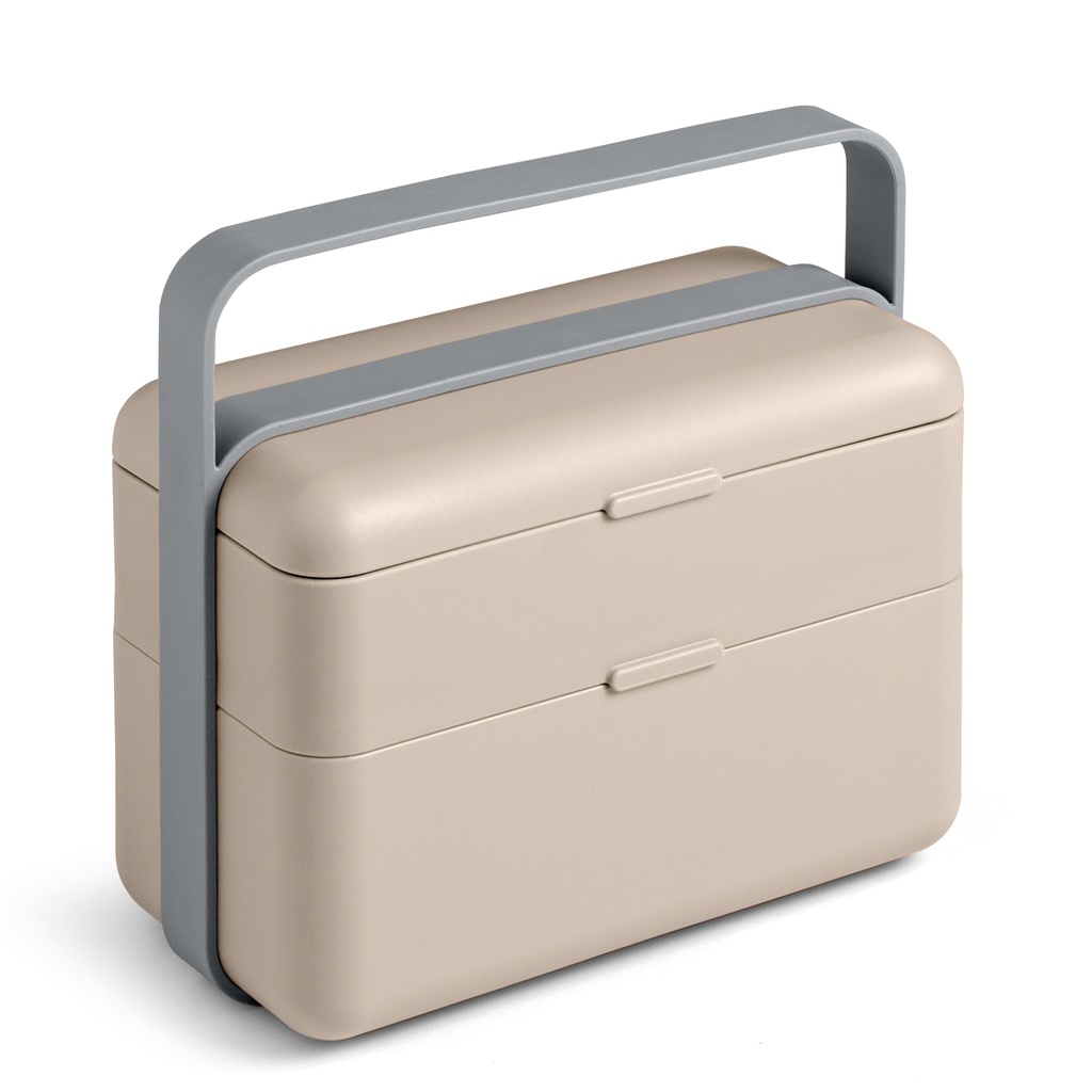 Bauletto Lunchbox M moka gris