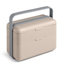 Bauletto Lunchbox M moka gris