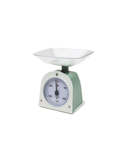[7573] Balanza 3 kg 3 colores acero y plastico