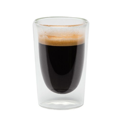 [1072] Vaso doble vidrio 120ml 9cm de alto