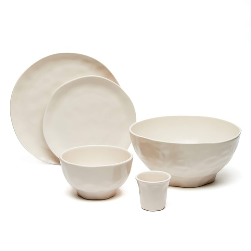 [9543] Plato blanco cerámica 26 cm
